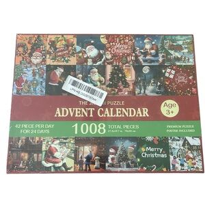 Advent Calendar Jigsaw Puzzle‎ 1008 Pieces Christmas Holiday Age 3+